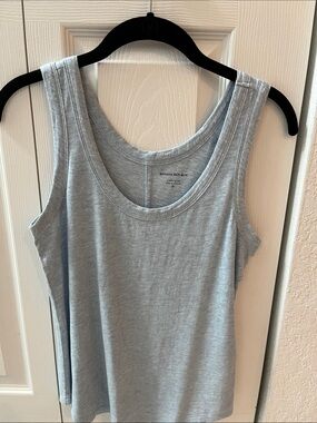 Banana Republic Soft Heathered Sky Blue Tank